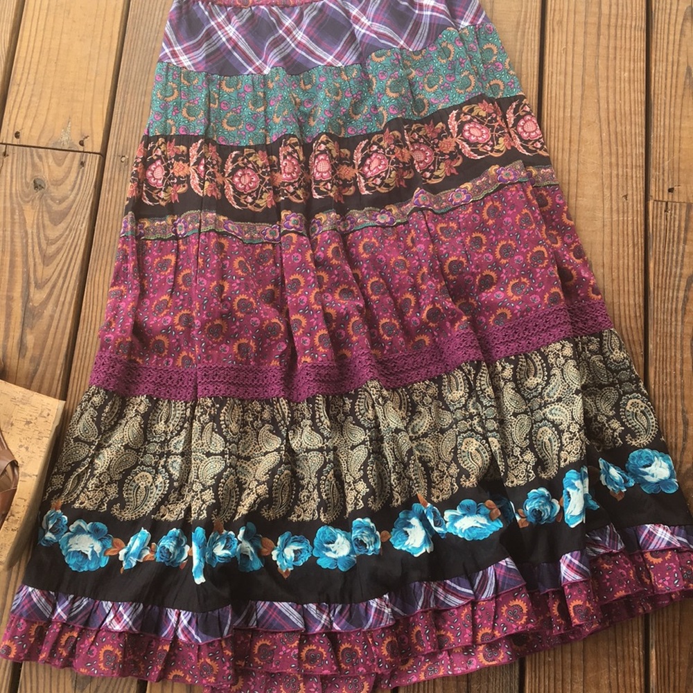 Boho Prairie Skirt-Large